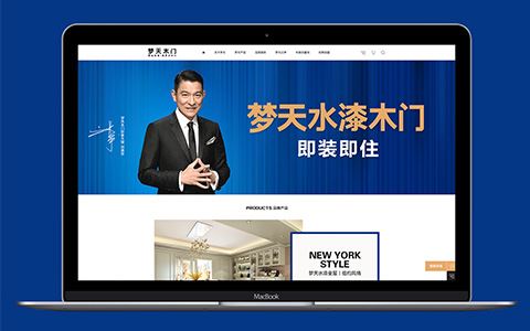 上海網站制作公司-夢天木門家裝網站建設